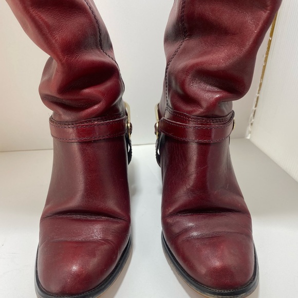 ✨SOLD✨Ultra Rare 1970’s Etienne Angier Oxblood Riding Boots (Made in Italy)- 7 - Picture 4 of 5
